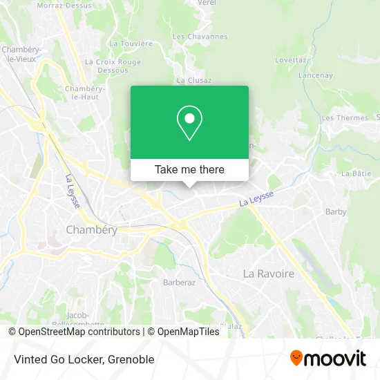 Vinted Go Locker map