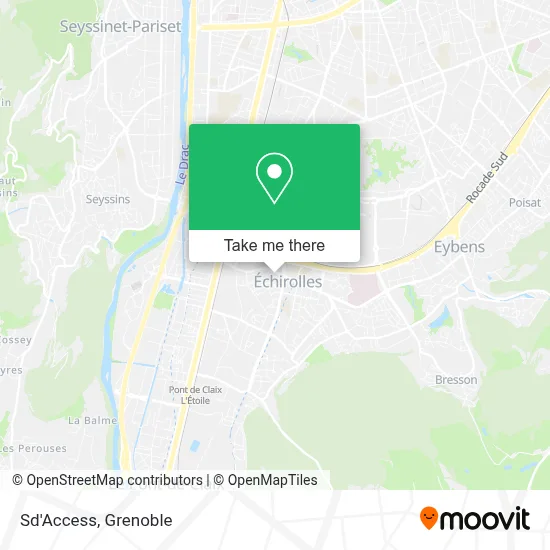 Sd'Access map