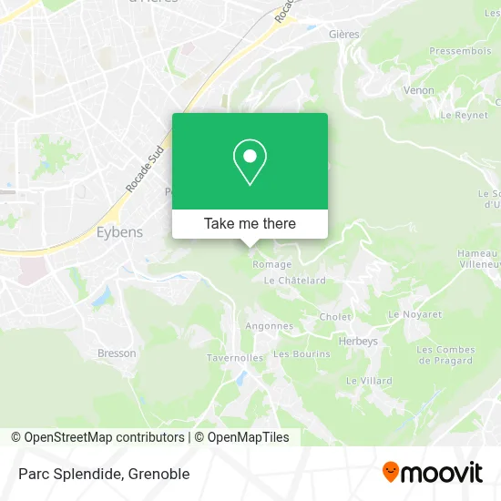 Parc Splendide map