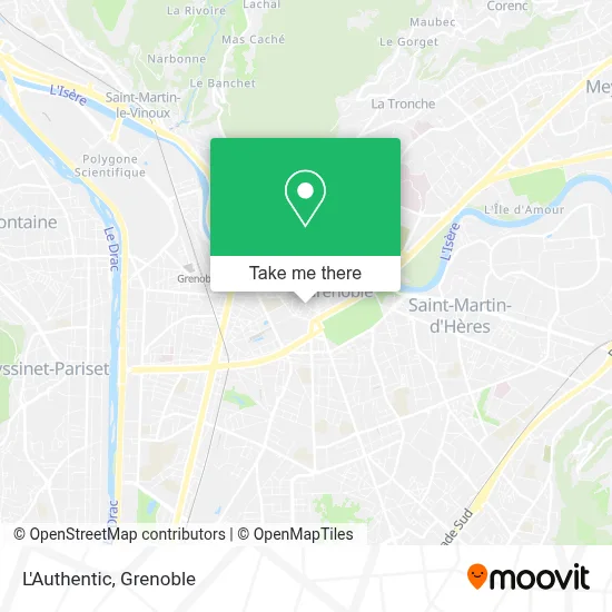 L'Authentic map