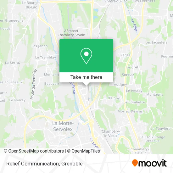 Relief Communication map