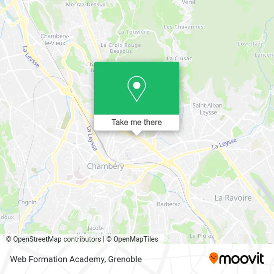 Web Formation Academy map