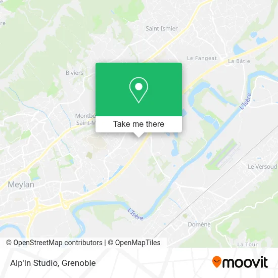 Alp'In Studio map