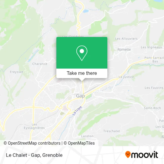 Le Chalet - Gap map