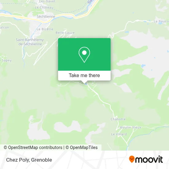 Chez Poly map