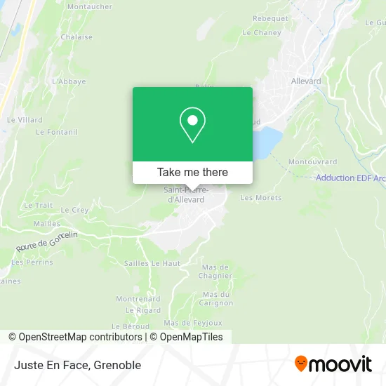 Juste En Face map