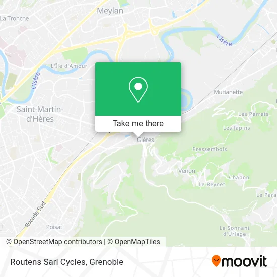 Routens Sarl Cycles map