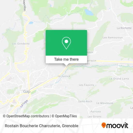Rostain Boucherie Charcuterie map