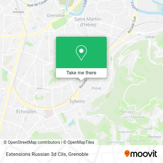 Extensions Russian  3d  Cils map