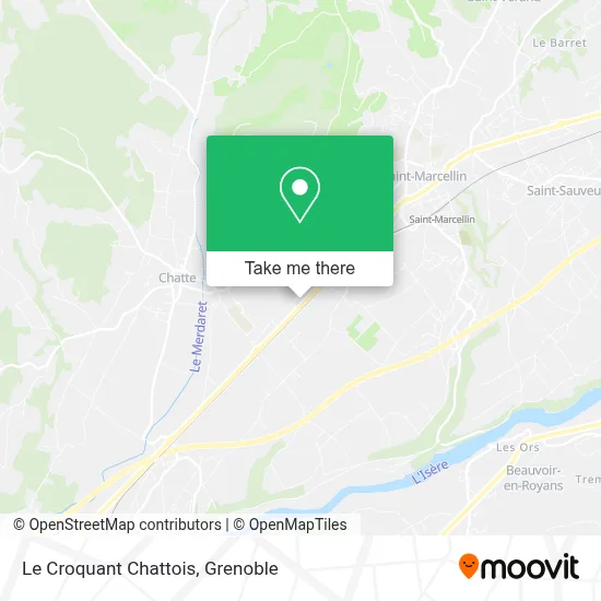Mapa Le Croquant Chattois