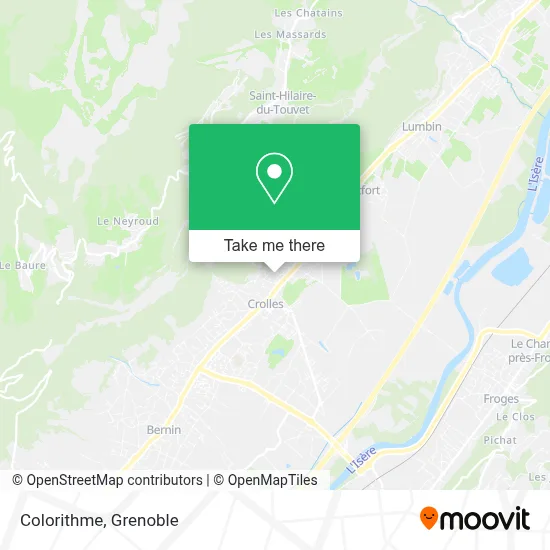 Colorithme map