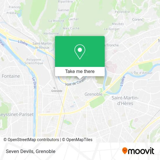 Seven Devils map