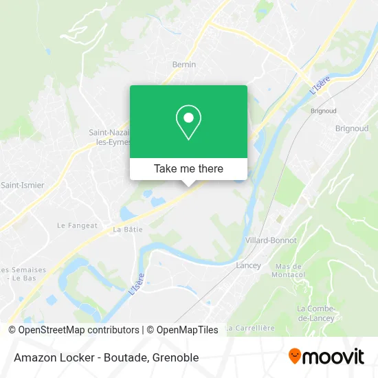 Amazon Locker - Boutade map