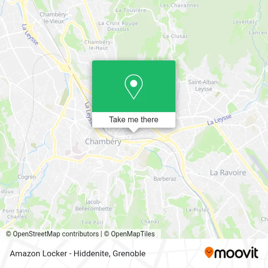 Amazon Locker - Hiddenite map