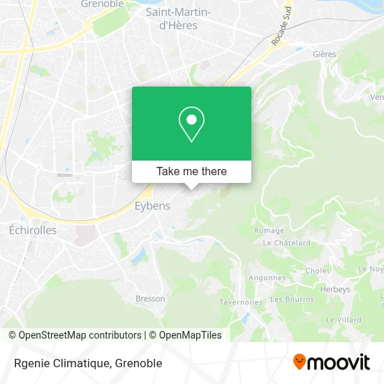 Rgenie Climatique map