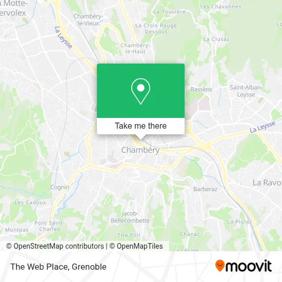 The Web Place map