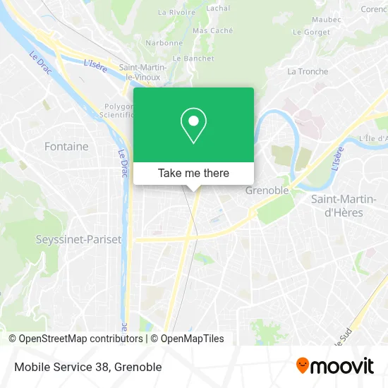 Mobile Service 38 map