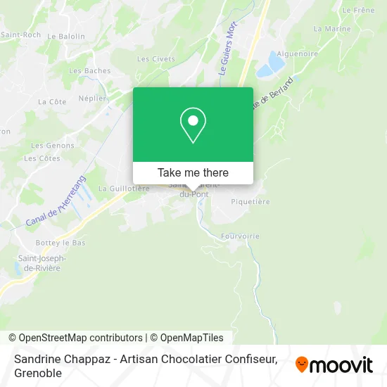 Sandrine Chappaz - Artisan Chocolatier Confiseur map
