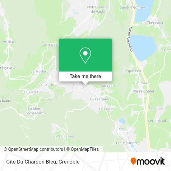 Gite Du Chardon Bleu map