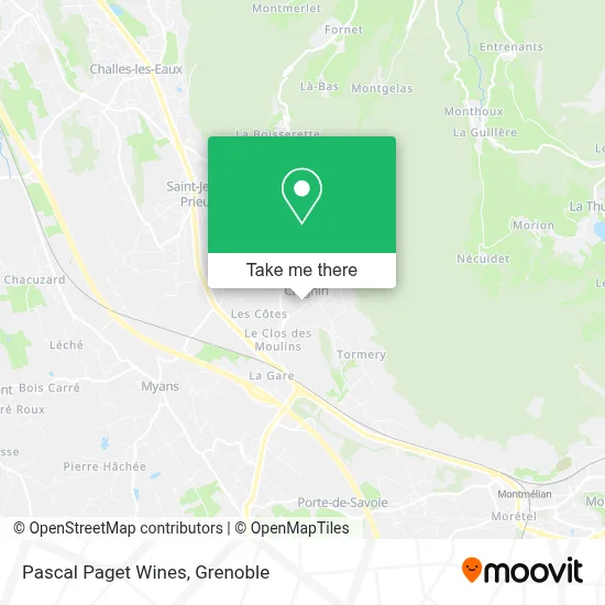 Pascal Paget Wines map