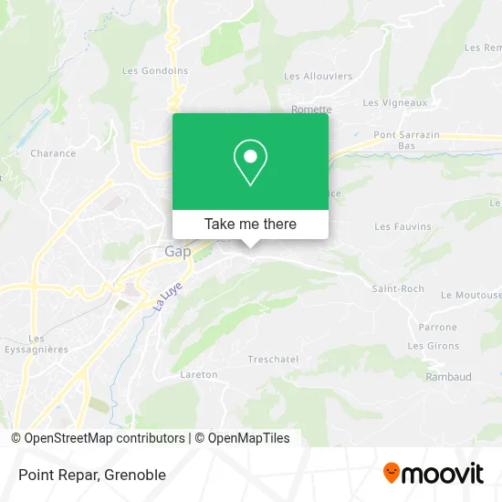 Point Repar map