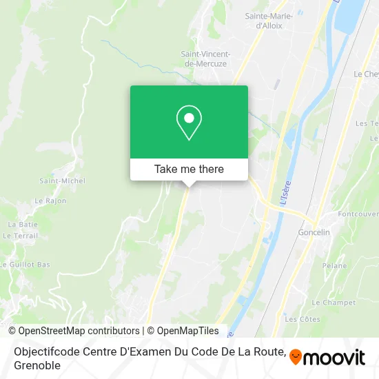 Objectifcode Centre D'Examen Du Code De La Route map