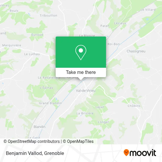 Benjamin Vallod map