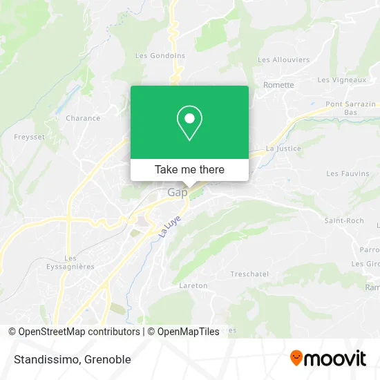 Standissimo map