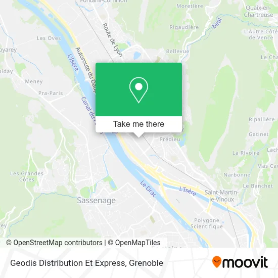 Geodis Distribution Et Express map