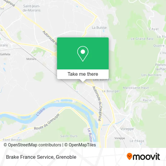 Brake France Service map