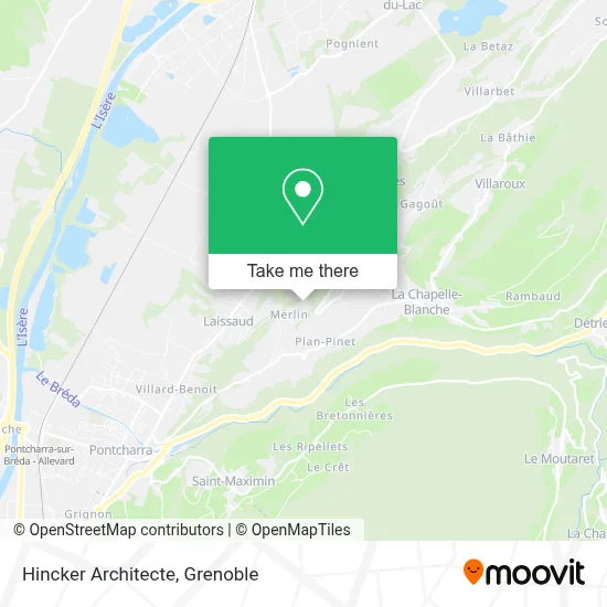 Hincker Architecte map
