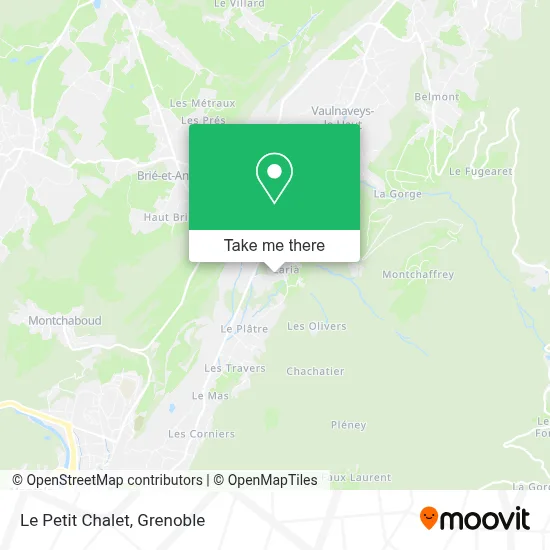 Le Petit Chalet map