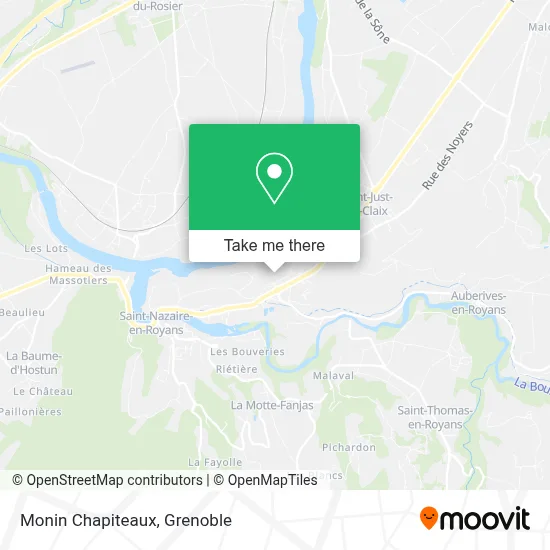 Monin Chapiteaux map