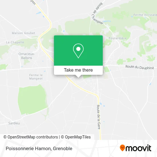 Poissonnerie Hamon map