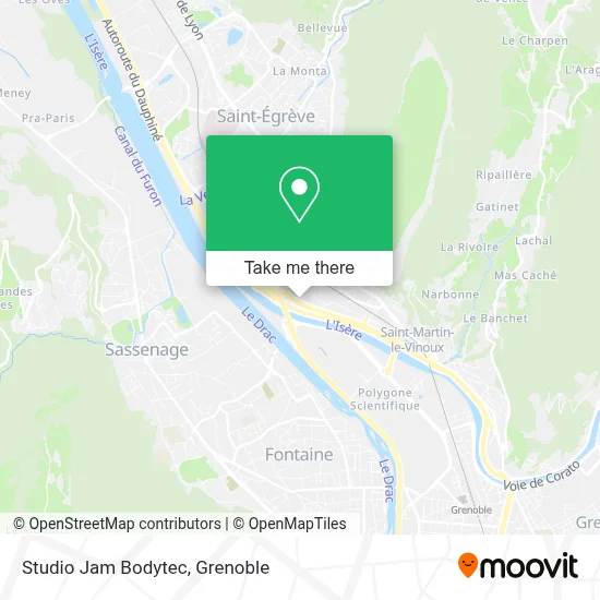 Studio Jam Bodytec map