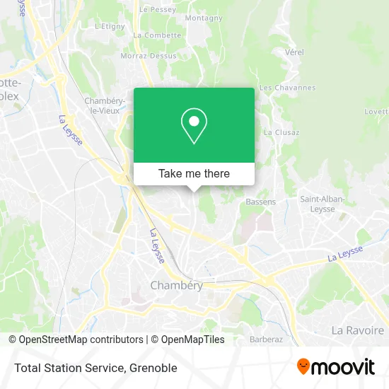 Total Station Service map