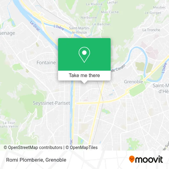 Romi Plomberie map