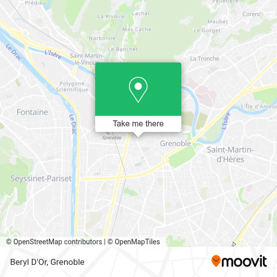 Beryl D'Or map