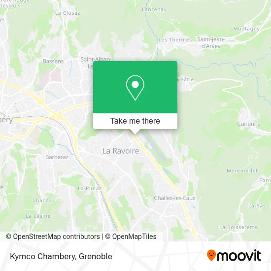 Kymco Chambery map