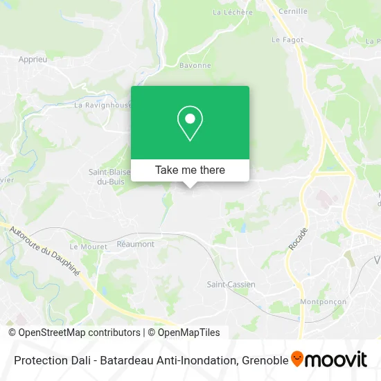 Protection Dali - Batardeau Anti-Inondation map