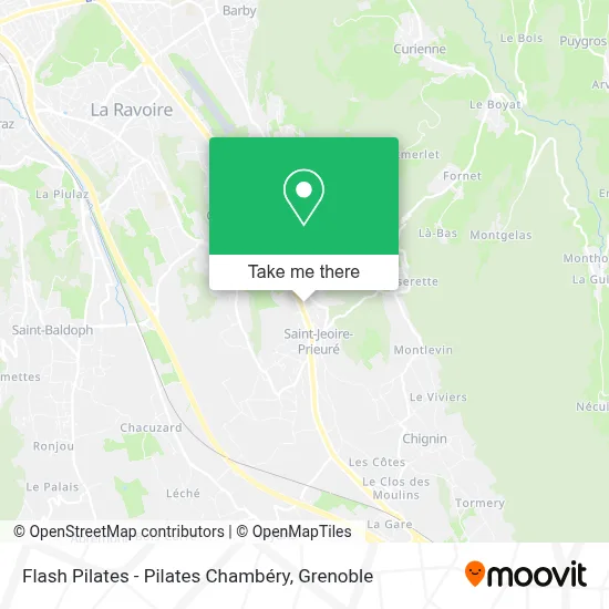 Flash Pilates - Pilates Chambéry map