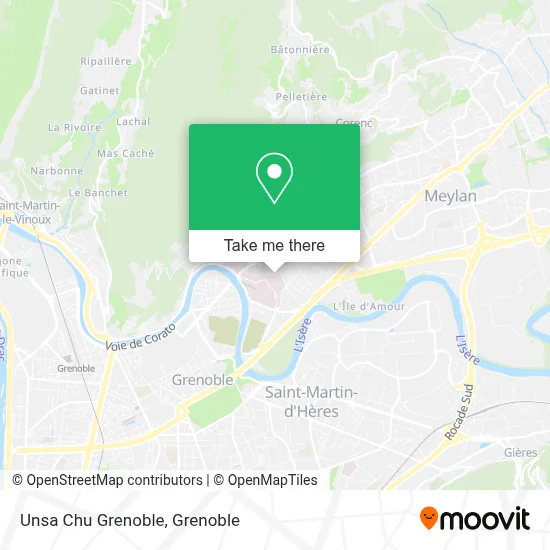 Unsa Chu Grenoble map