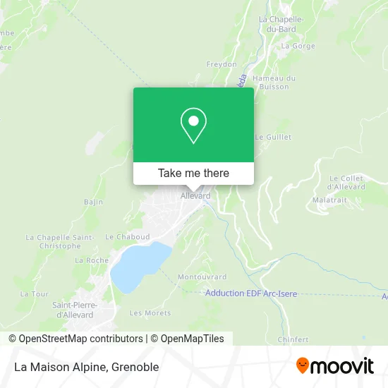 La Maison Alpine map