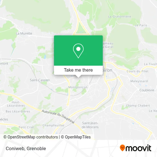 Coniweb map