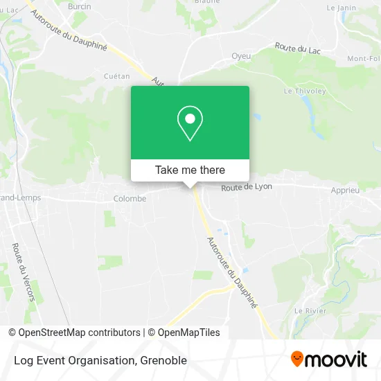 Log Event Organisation map