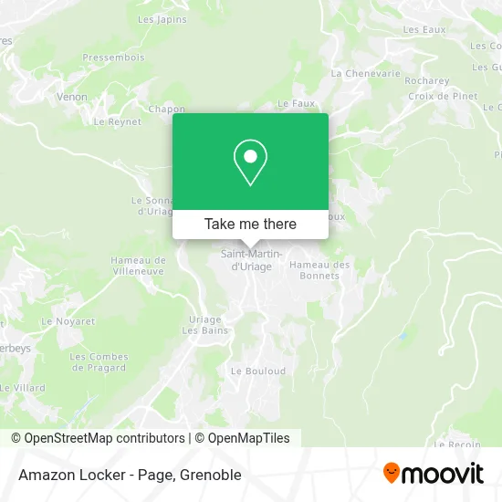 Amazon Locker - Page map