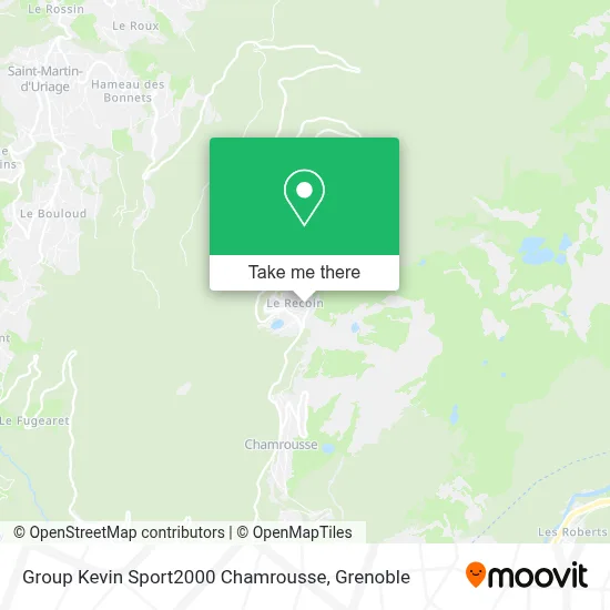 Group Kevin Sport2000 Chamrousse map