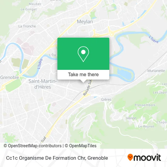Cc1c Organisme De Formation Chr map