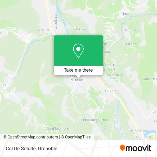Col De Solude map