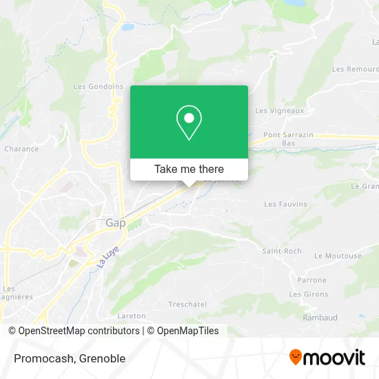 Promocash map